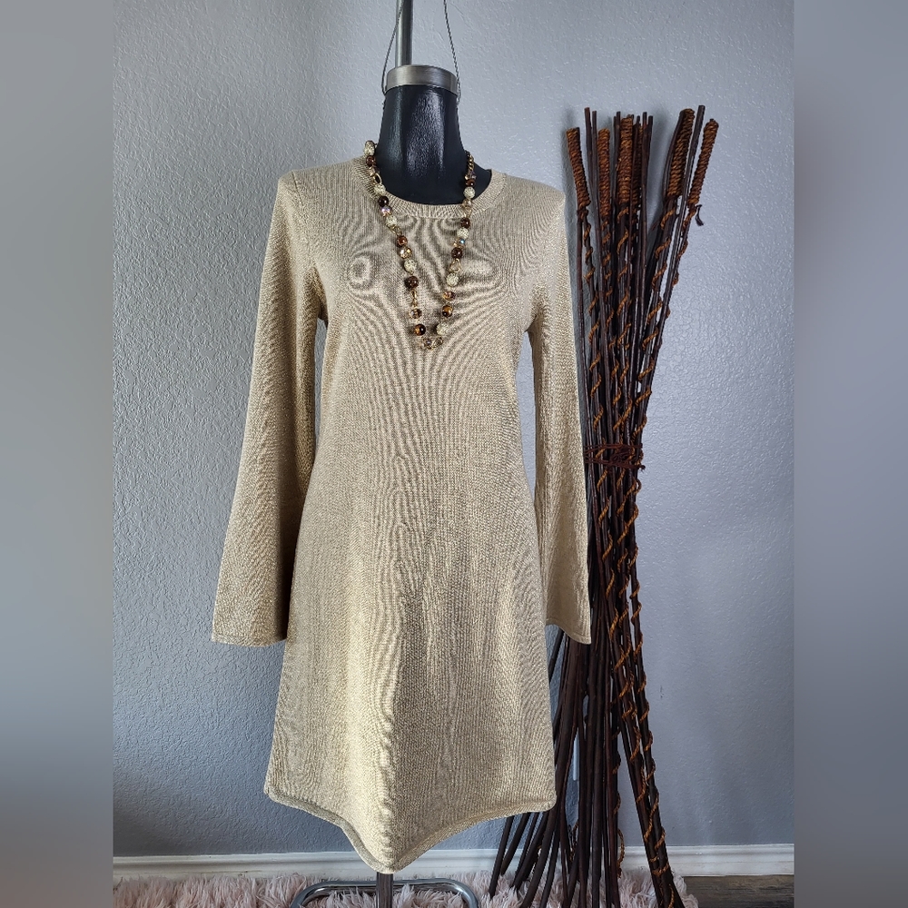 MICHAEL KORS Dress, size S, Gold color